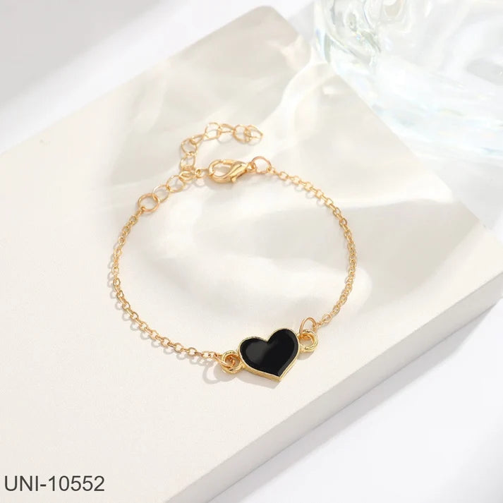 Heart Bracelet (Black)