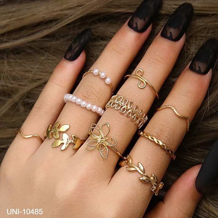 Stainless Steel Rings (10 SET)
