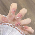 3D Press on Nails (pink) 24pcs