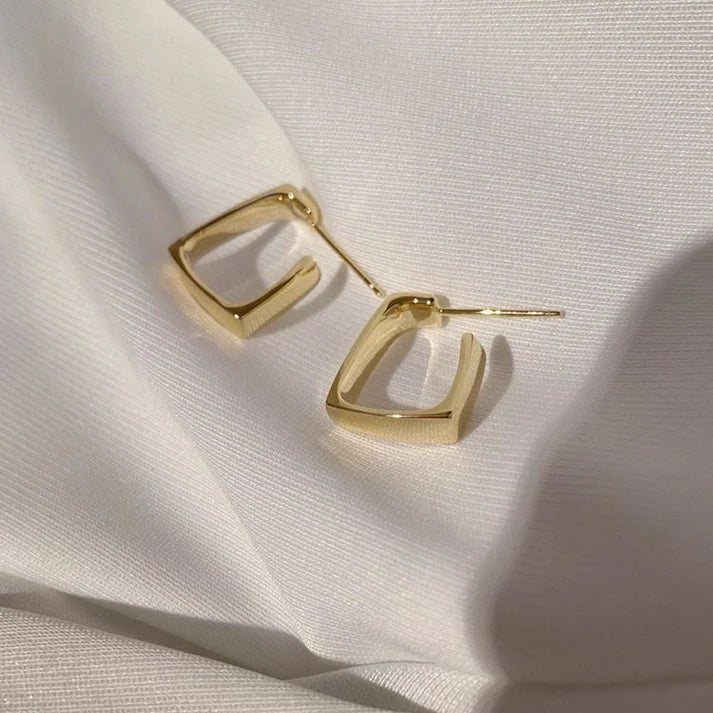 Stainless Steel Earring (Golden)