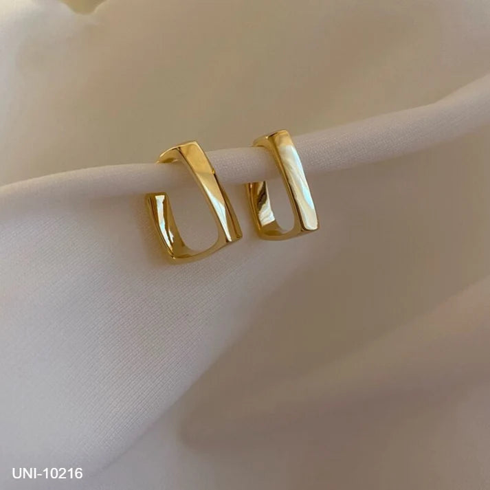 Stainless Steel Earring (Golden)