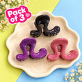 Minimalist Claw Clip (Pack of 3 Bold Colors)