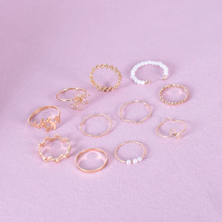 Stainless Steel Rings (10 SET)